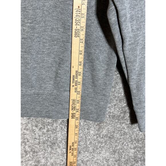Lands End Bedford Rib 1/4 Zip Pullover Sweater Mens Size Small 34-36 Gray Cotton - Picture 6 of 6